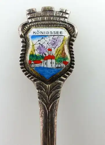 E11220 Original alter Sammellöffel mit Wappen Königssee