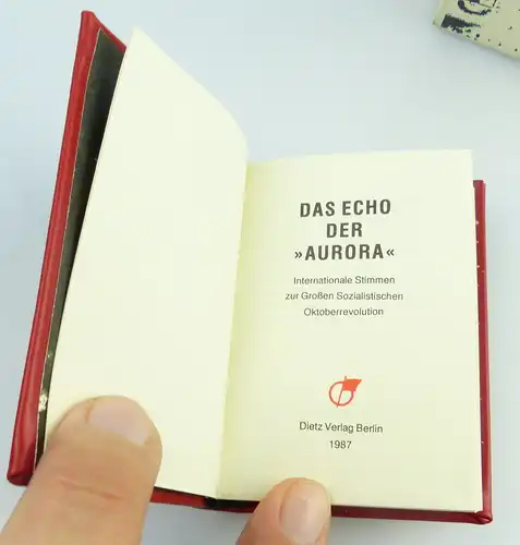 Minibuch: Das Echo der AURORA, Dietz Verlag Berlin 1987 /r137