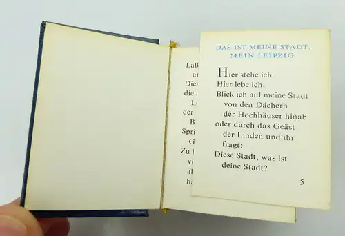 Minibuch: Leipzig Rat der Stadt Leipzig Offizin Andersen Nexö e343