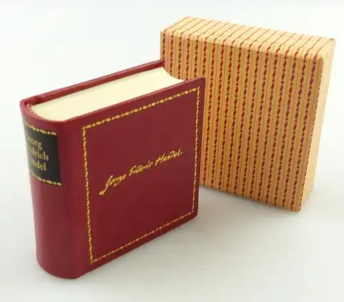 e11239 Minibuch Abriß von Händels Leben Charles Burney Leipzig 1985 Auflage 1
