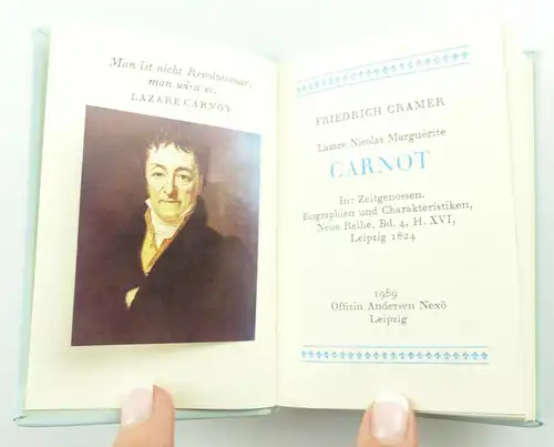 e11247 Friedrich Cramer Lazare Carnot Biographien und Charakteristiken 1989