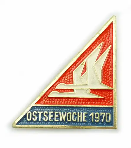 #e5748 Abzeichen / Anstecknadel Ostseewoche 1970 DDR