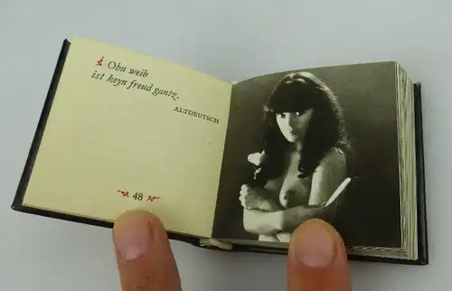 Minibuch: Ohn Weib ist keyn Freud gantz - Edition Leipzig 1981 bu0366