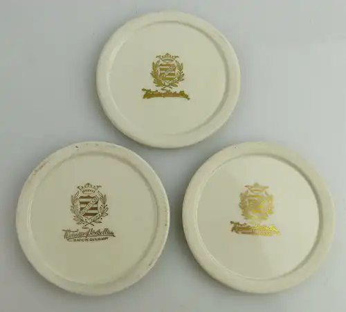 3 Medaillen Weimar Porzellan Made in Germany Orden2737