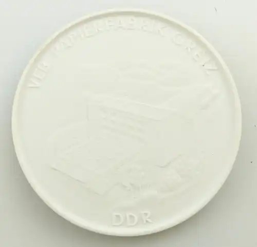 e11318 Meissen Medaille mit Etui VEB Papierfabrik Greiz DDR