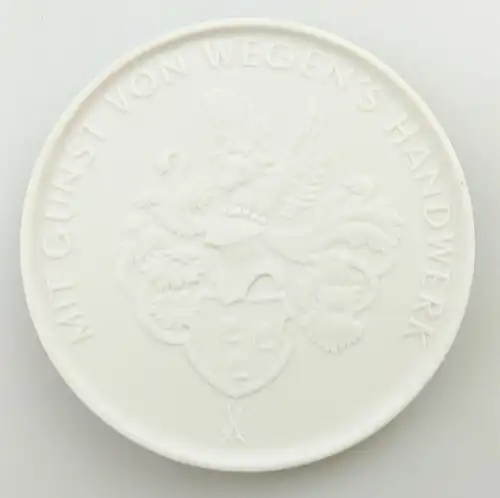 e11318 Meissen Medaille mit Etui VEB Papierfabrik Greiz DDR
