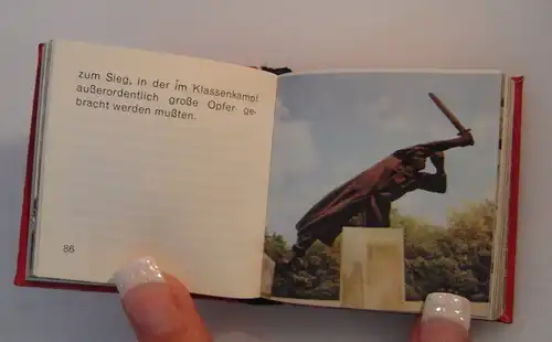 Minibuch: Ihr Vermächtnis lebt Verlag Zeit im Bild Dresden 1982 bu0062