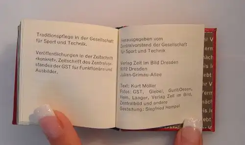 Minibuch: Ihr Vermächtnis lebt Verlag Zeit im Bild Dresden 1982 bu0062