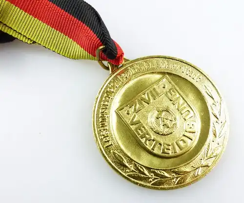 #e5534 DDR Medaille in Gold Leistungsvergleich Bezirk Karl-Marx-Stadt Zivilvert.