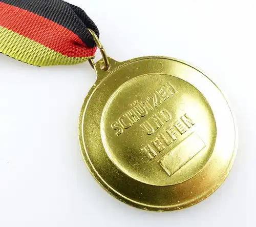 #e5534 DDR Medaille in Gold Leistungsvergleich Bezirk Karl-Marx-Stadt Zivilvert.