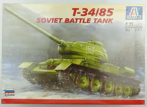 #e8828 Modellbausatz Maßstab 1:35 Panzer T-34 / 85 (Italeri no. 295)