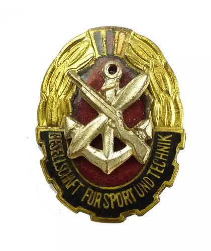 #e6300 Mitgliedsabzeichen der GST, emailliert, verliehen 1952-60, vgl. Nr. 1 d
