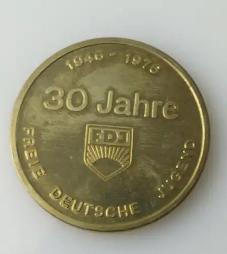 Medaille 30 Jahre FDJ Freie Deutsche Jugend DDR  r424