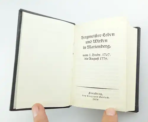 #e4367 Minibuch: Bergmeister - Leben und Wirken in Marienberg Leipzig 1990