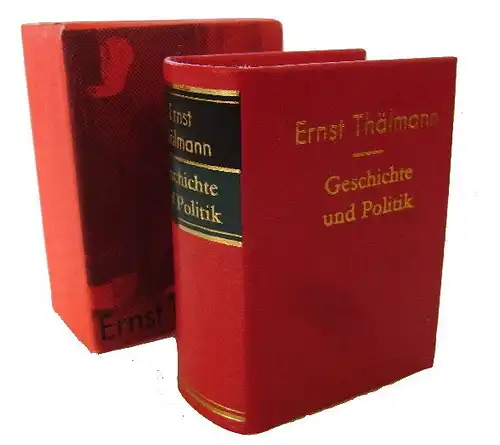Minibuch: Ernst Thälmann Geschichte und Politik bu0020