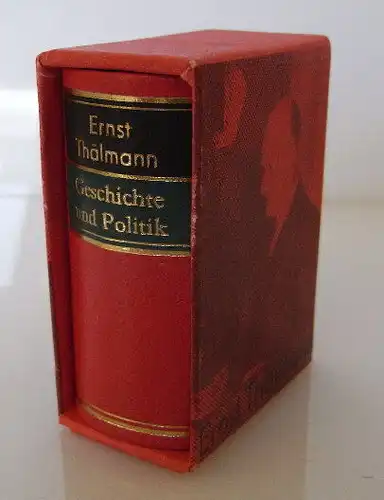 Minibuch: Ernst Thälmann Geschichte und Politik bu0020