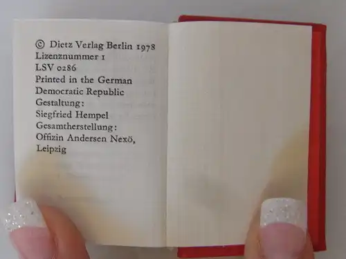 Minibuch: Ernst Thälmann Geschichte und Politik bu0020