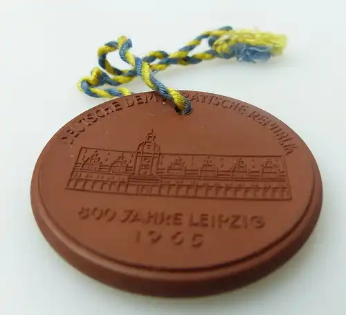 Meissen Medaille:deutsche demokratische Republik 800 Jahre Leipzig 1965 bu0655