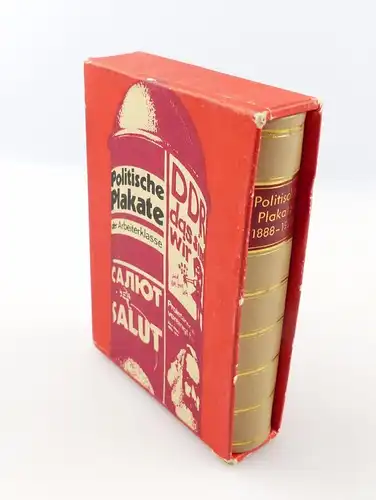 #e5895 Minibuch: Politische Plakate Eine Auswahl 1888 - 1978 1. Auflage 1979