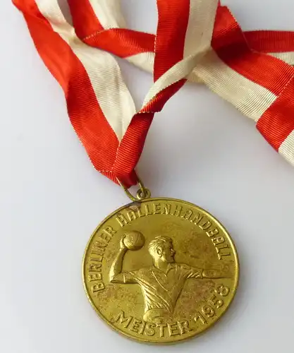 Medaille : Berliner Hallenhandball Meister 1958 / r401