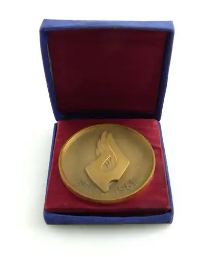 #e8464 Alte russische Medaille von 1981 mit Etui 681