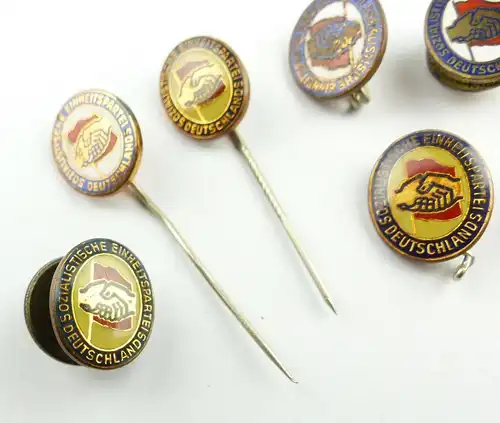 8 verschiedene SED Parteiabzeichen DDR e11391