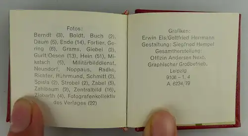 Minibuch: Bekenntnis und Tag 1979 Offizin Andersen Nexö Leipzig Buch1571