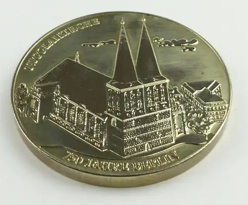 e11423 Medaille 750 Jahre Berlin Nikolaikirche das älteste Siegel Berlin 1253