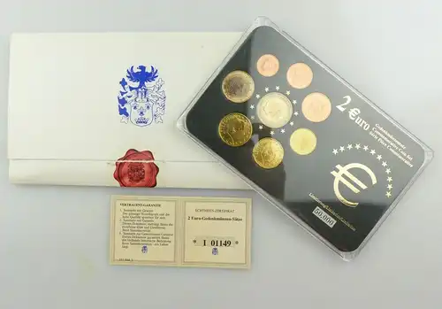 #e8937 Euro Kursmünzensatz Luxemburg *I001149* Limitierung 50.000 bankfrisch