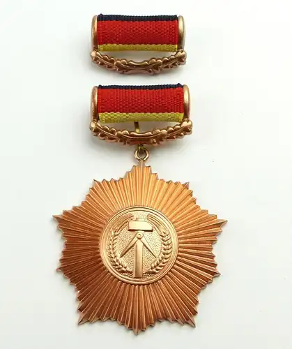 e11522 Vaterländischer Verdienstorden in Bronze mit Etui 5g 1984 bis 1989 DDR