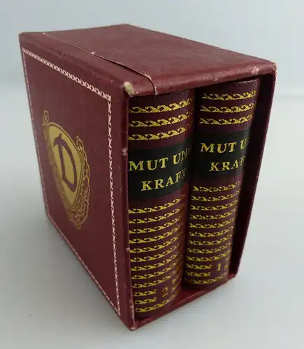 2 Minibücher: Mut und Kraft, Dynamo 1980 Offizin Andersen Nexö e084