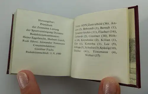 2 Minibücher: Mut und Kraft, Dynamo 1980 Offizin Andersen Nexö e084