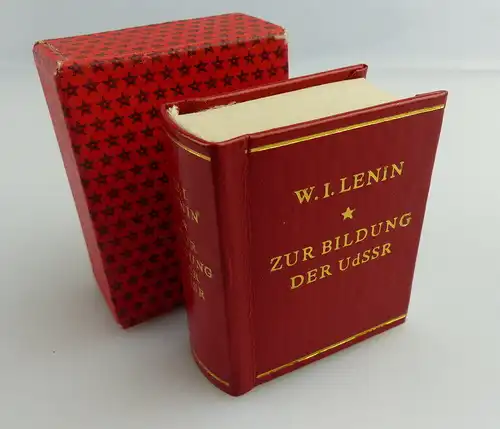 Minibuch : W.I.Lenin Zur Bildung der UdSSR  Dietz Verlag Berlin 1972 e083