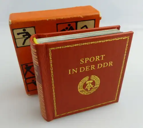 Minibuch : Sport in der DDR, Verlag Zeit im Bild Dresden 1980 e082