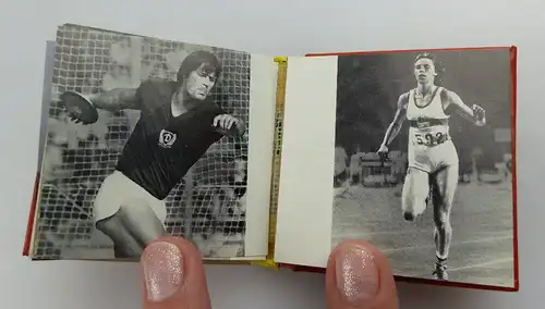 Minibuch : Sport in der DDR, Verlag Zeit im Bild Dresden 1980 e082