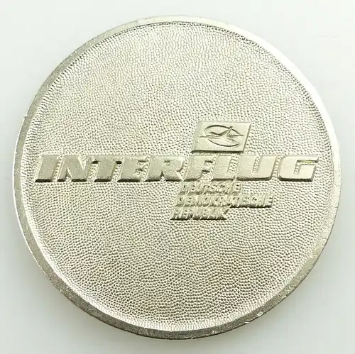 e11588 Medaille Interflug DDR 1955 bis 1985 silberfarben