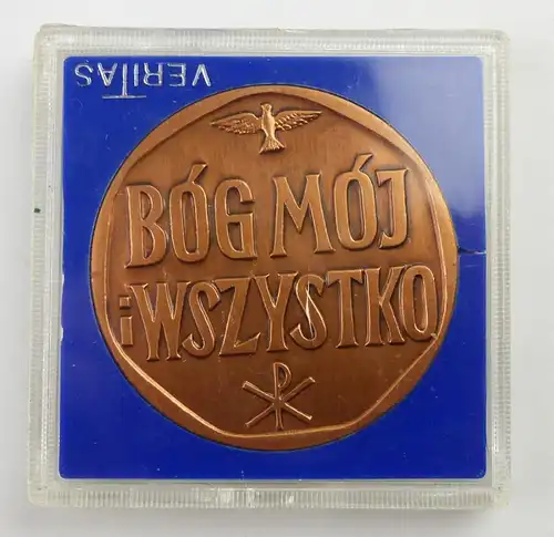 e11583 Alte polnische Medaille von 1982 in Kapsel