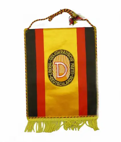 #e8124 Original alter Wimpel Liberal-Demokratische Partei Deutschlands