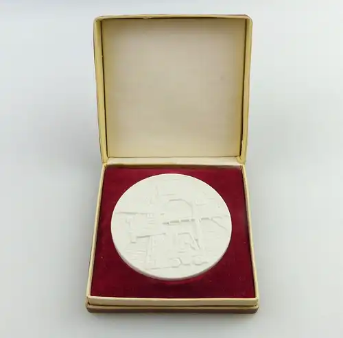 e11559 Meissen Medaille TAKRAF 25 Jahre VEB Verlade und Transportanlagen DDR OVP