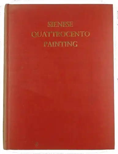 #e8083 Englisches Buch: Sienese Quattrocento Painting Phaidon Press