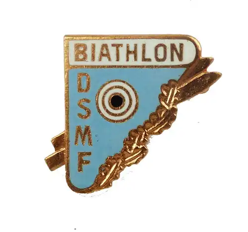 #e8051 DDR Abzeichen: Biathlon DSMF bronzefarben