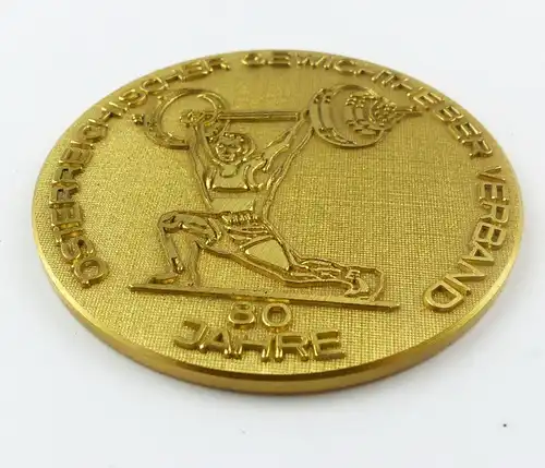 #e8023 Medaille: 80 Jahre Österreichischer Gewichtheber Verband