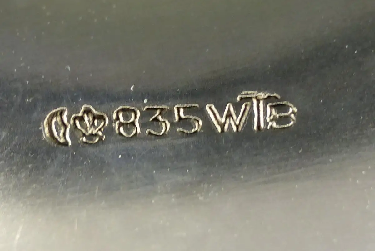 #e7051 Großer WTB 835 Silber Becher 24.8.1969 mit Gravur 4