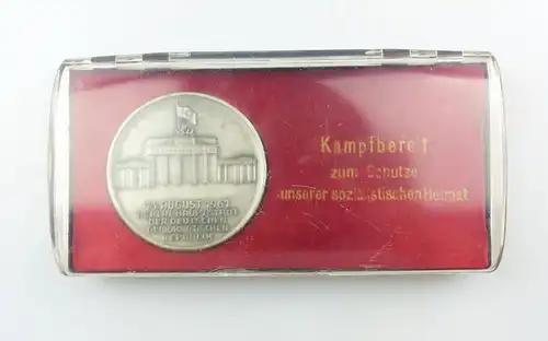 #e6921 DDR Medaille Kampfbereit zum Schutze unserer sozialistischen Heimat 1961