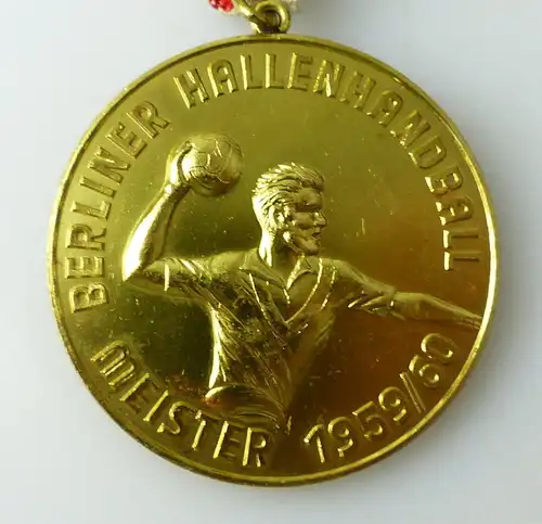 Medaille : Berliner HAllenhandball Meister 1959/60 /r 392