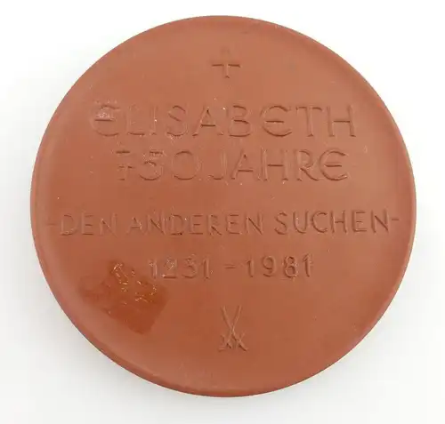 Meissen Medaille: Elisabeth 750 Jahre, Den anderen suchen/ r076