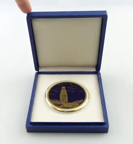 e11746 Weimar Porzellan Medaille Ehrengeschenk in OVP