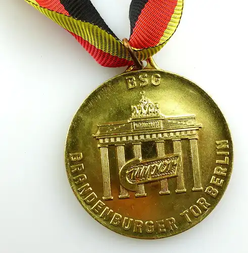 #e4157 DDR Medaille 20. Werner Seelenbinder Gedenkturnier 1980 BSG