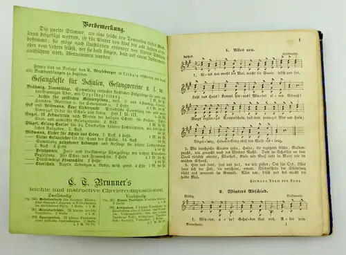 e11813 Kinderharfe 46 Lieder für Knaben und Mädchen 5 bis 8 Jahre 1875