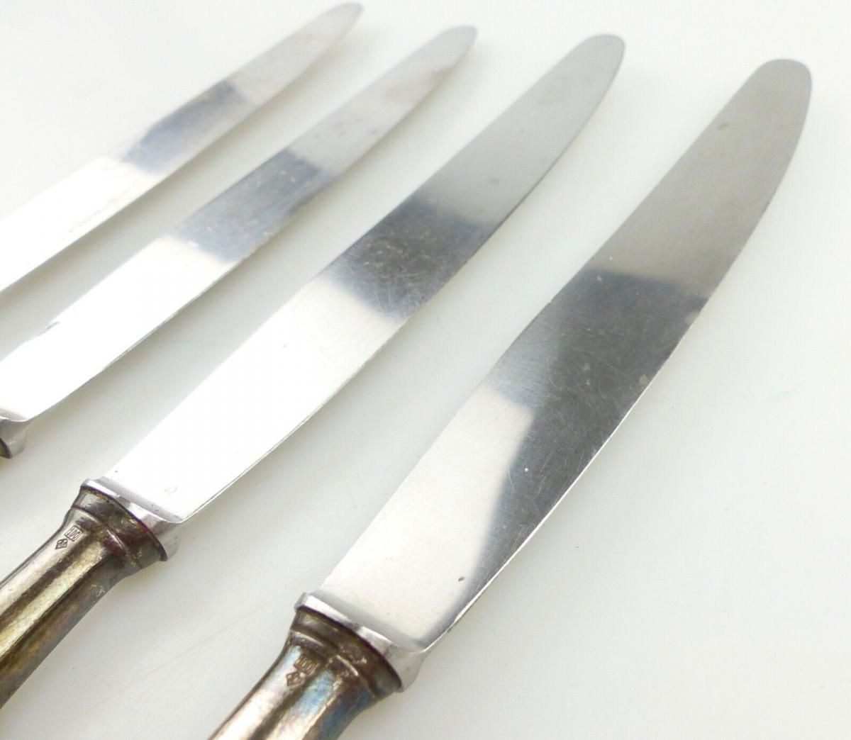 WMF Fächermuster 90er Silber Messer Menümesser 